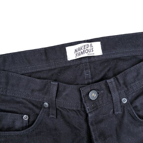 Naked & Famous Jeans Size 32 Black - Picture 4 of 9
